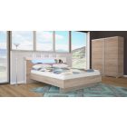 Ap-DM Fa ágykeret 160 cm sonoma