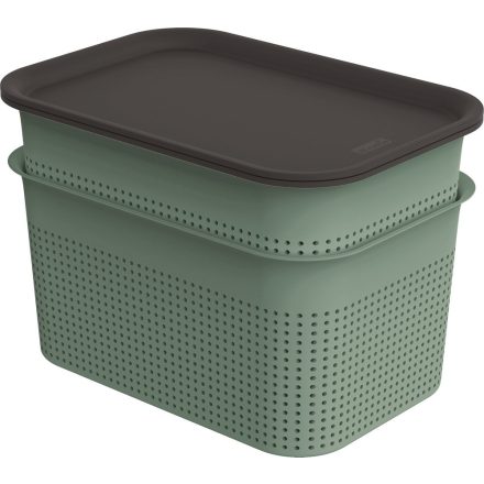 ROTHO MŰANYAG TÁROLÓ DOBOZ SZETT TETŐVEL 2X4,5 L 734864107