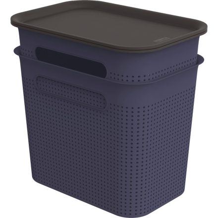 ROTHO MŰANYAG TÁROLÓ DOBOZ SZETT TETŐVEL 2X7 L 734864782