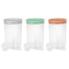 Konyhai tárolódoboz szett 7 db mérőkanállal 1,7 L 735520992