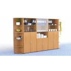 Vitrines szekrény Drive D5 8009 éger