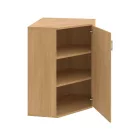 Irodai polcos sarokszekrény Strong SRV3 01P tölgy