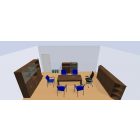 Tárgyalóasztal Gate GJ1400 éger