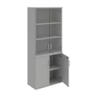 Vitrines szekrény Strong SZ5 8012 szürke