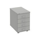 Zárható 4 fiókos irodai konténer K34CN szürke