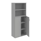 Irodai polcos szekrény Strong S5 8004 szürke