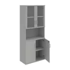 Vitrines szekrény Strong SZ5 8007 szürke