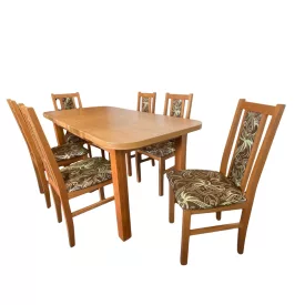 6 személyes kibővíthető étkezőgarnitúrák T9013