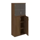 Vitrines szekrény Strong SZ5 8011 dió