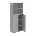 Vitrines szekrény Strong SZ5 8011 szürke