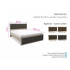 Jo-DM Ágykeret ágyráccsal 160x200 artisan tölgy