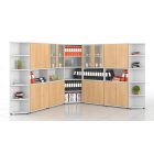 Zárható irodai szekrény Strong SZ3 8001 éger