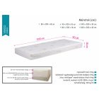 Visco matrac 80x200 cm