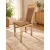 Favázas elegáns étkezőszék sonoma tölgy T9017-4-0004