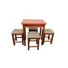 Étkezőgarnitúra asztal+4db stoki calvados T9018-9-02