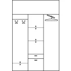 Ale-315 tükrös gardrób