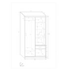 Ale-317 tolóajtós gardrób