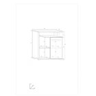 Ang-059 alacsony könyvespolc