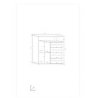 Ang-063 alacsony könyvespolc