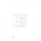 Ang-064 alacsony könyvespolc