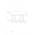 Bon-193 fa étkező asztal