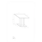 Bon-187 étkezőasztal kicsi