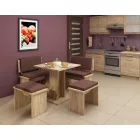 Bon-290 étkező asztal székekkel