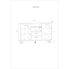 Bos-089 komód 140 cm
