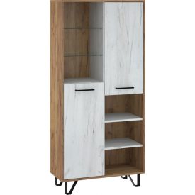 Bos-118 fa könyves szekrény