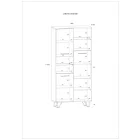Bos-128 fa könyvespolc
