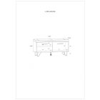 Bos-081 cipősszekrény pad