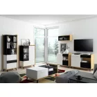 Box-371 fekete fehér komód