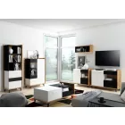 Box-372 fekete fehér komód