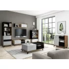 Box-372 fekete fehér komód