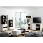 Box-373 fekete fehér komód