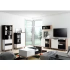 Box-374 fekete fehér komód