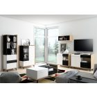 Box-375 fekete fehér komód