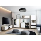 Box-375 fekete fehér komód