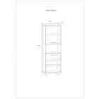 Box-138 fa könyvespolc