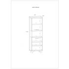 Box-142 fa könyvespolc