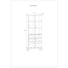 Cro-083 ruhásszekrény polcos