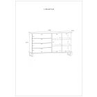 Cro-683 komód 160 cm