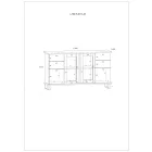 Cro-291 üveges vitrin