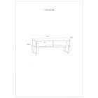 Cro-052 fiókos dohányzóasztal