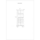 Cro-395 könyvespolc fehér