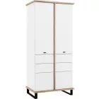 Cro-848 fehér gardróbszekrény