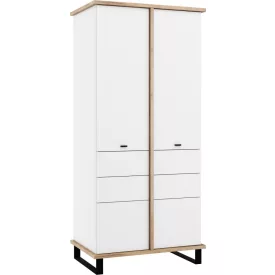 Cro-848 fehér gardróbszekrény