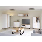 Cro-850 fehér gardróbszekrény