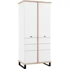 Cro-852 fehér gardróbszekrény
