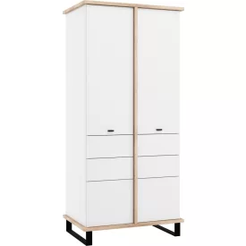 Cro-852 fehér gardróbszekrény